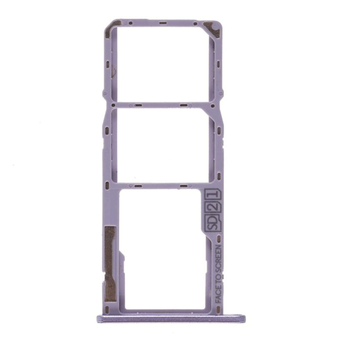 SIM Tray for Motorola G7 POWER - Color: Violet